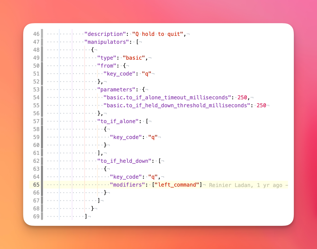 Script om de werking van een ingedrukte q toets te veranderen